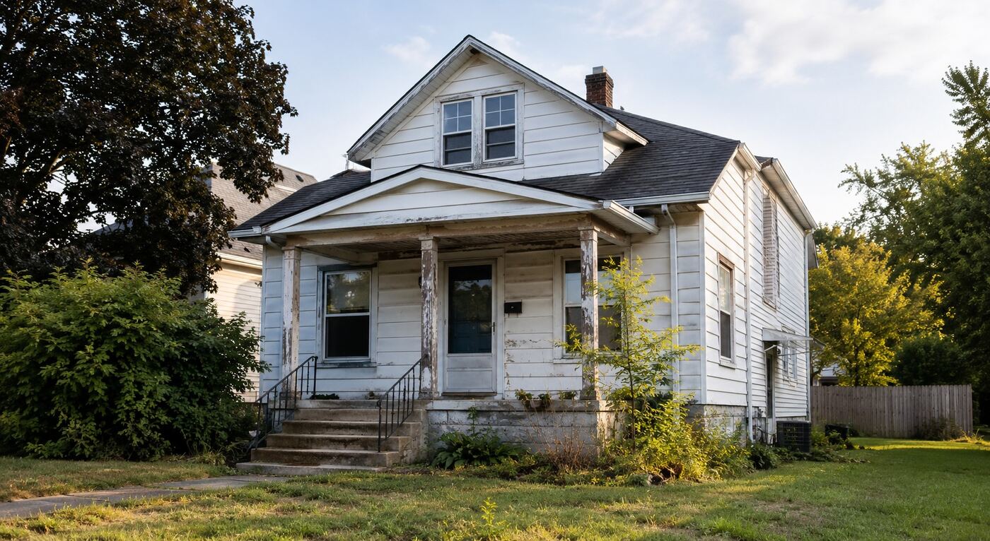 A well-maintained residential property